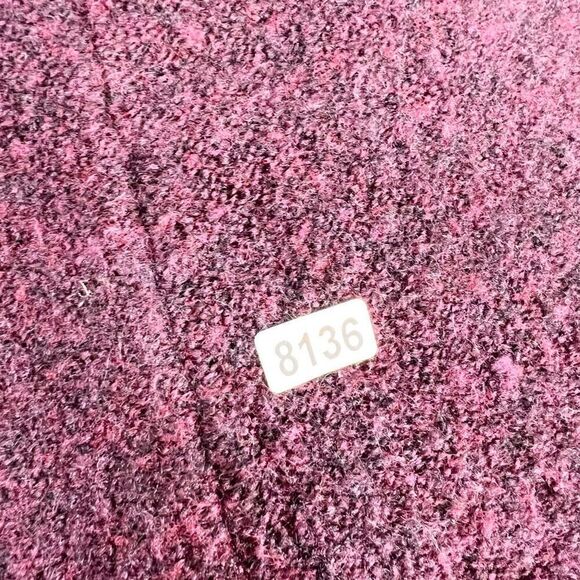 Free People Sweater Womens Large Purple Wool Blend Mock Neck Boxy Oversized Fit - Picture 10 of 10